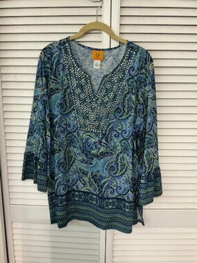 Ladies Ruby Rd. Boho Tunic - Size XL